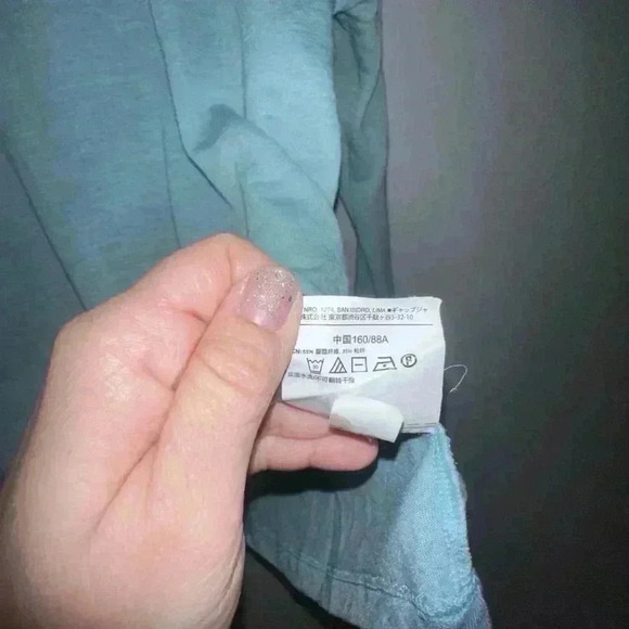 Old Navy Three Quarter length sleeve, Light Blue Woman’s blouse, Size S - Picture 4 of 5